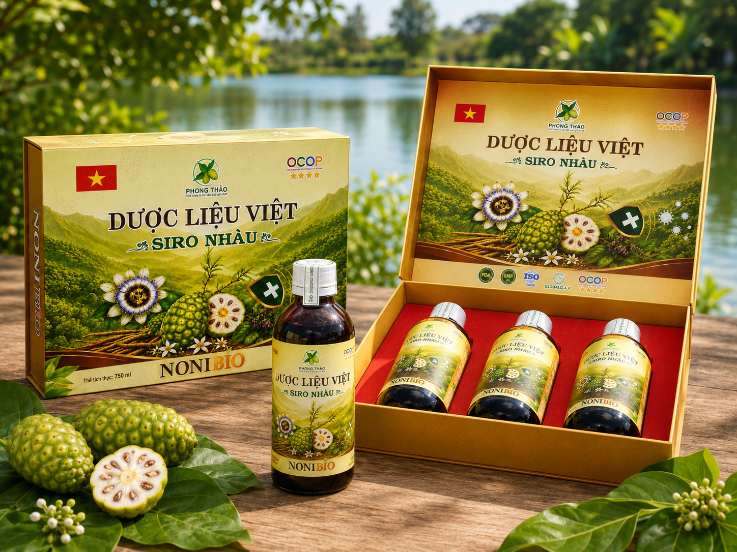 SIRO nhàu (3 chai x 250ml / hộp)