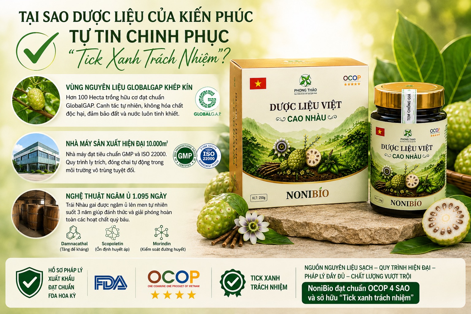 Tiêu Chuẩn "Tick Xanh Trách Nhiệm": Thước Đo Uy Tín Cho Dược Liệu Bản Địa Từ Kiến Phúc