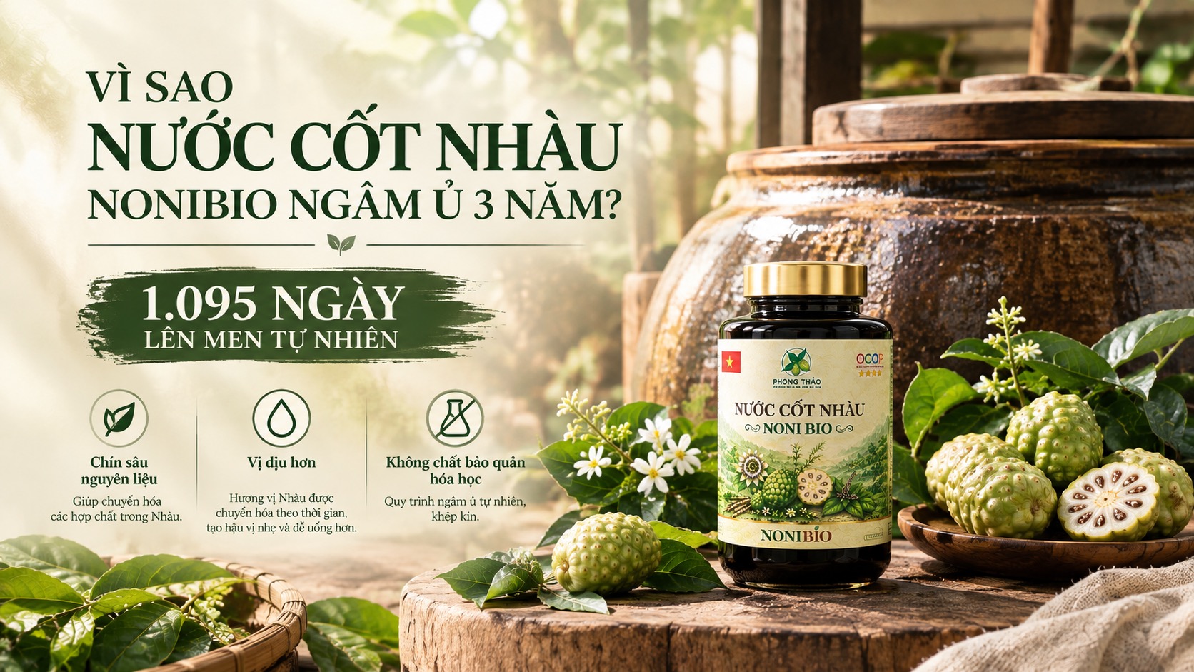 Bí Mật Hầm Ngâm Ủ Bồn Chứa Hàng Trăm Nghìn Lít Nước Cốt Nhàu Suốt 1.095 Ngày