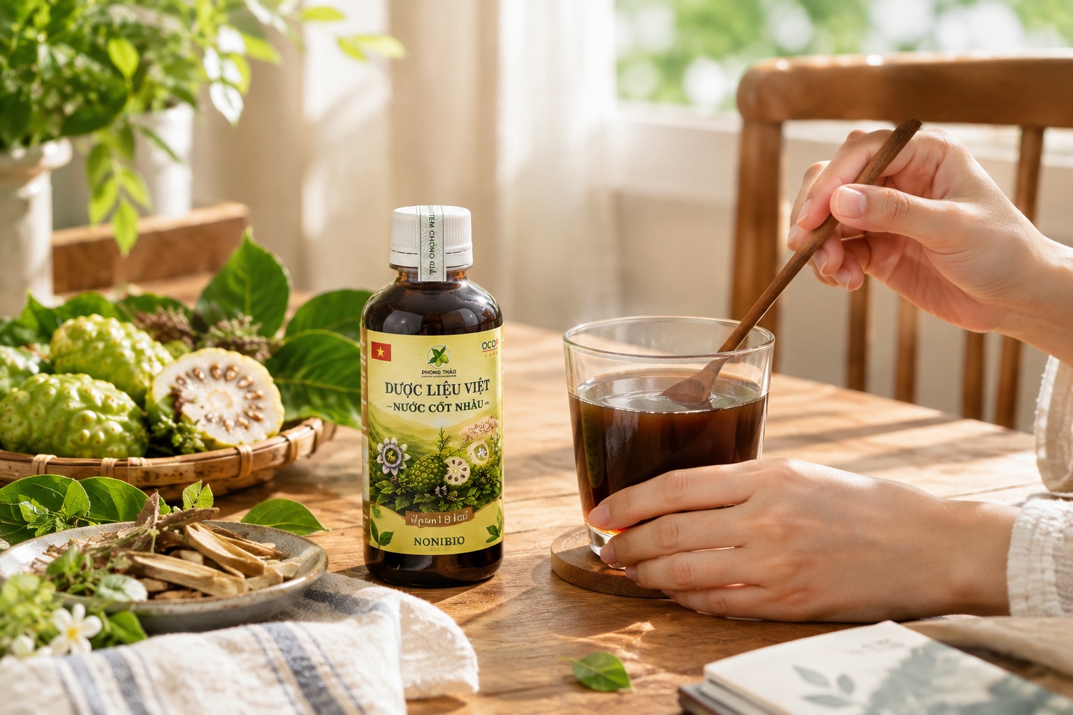 Xeronine & Quercetin Trong Trái Nhàu Noni Bio: Bộ Đôi Tái Tạo Tế Bào Và Chống Lão Hóa Từ Bên Trong